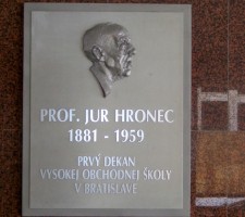 prof. Juraj Hronec (1881 – 1959)